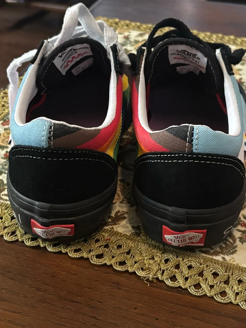 Vans Skate Old Skool Pride Skateboarding 4 All Shoes Men 6.5 Women 8 Rare